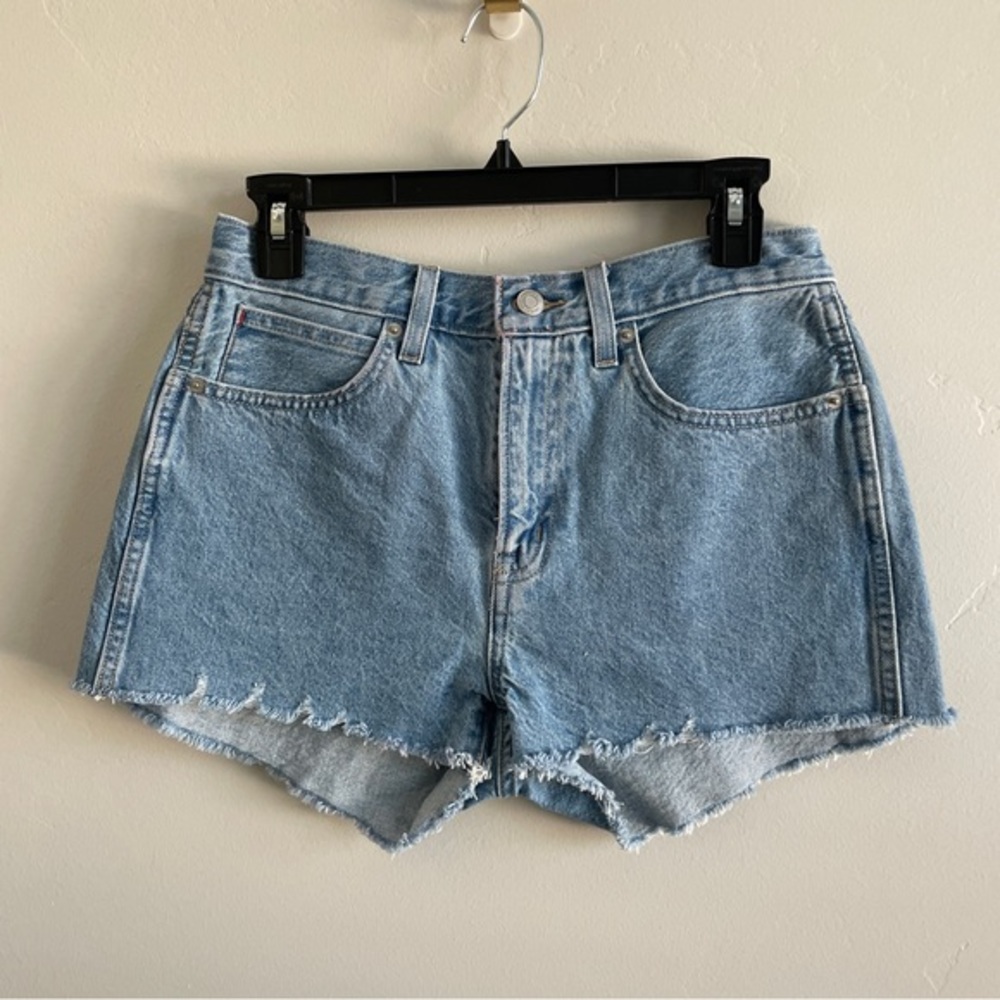 NWT Sunday Best Tatum Women's Frayed Denim Jean Shorts- Size 6